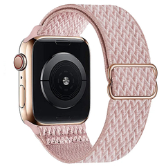 Imagem do Correia de náilon do laço de scrunchie para apple relógio 6 banda 44mm série