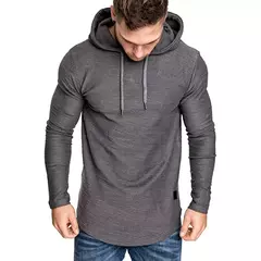 2023 nova marca masculina de cor sólida moletom moda masculina com capuz primav na internet