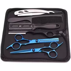 Stainless Hairdressing Scissors Set, Corte de Cabelo, Thinning Shears, Barber Sh - loja online