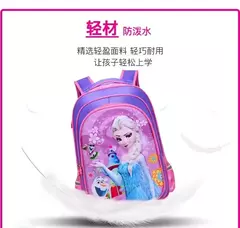 Disney Cartoon escola sacos para crianças, Frozen, Elsa, Anna, meninas mochila, na internet