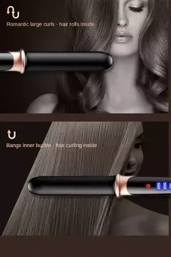 Profissional alisador de cabelo Flat Iron, mini cerâmica, 360 graus vapor creme - loja online