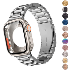 Bracelete de Aço Inoxidável para Apple Watch, Cobertura Completa, Capa, Bracel - Show Drop