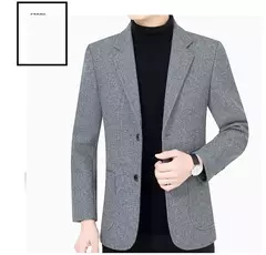 Blazers masculinos de um só peito, roupas casuais, casacos masculinos, jaqueta - comprar online