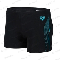 Calção de banho de secagem rápida masculina, calça de praia, maiô estampado - comprar online