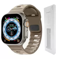 Pulseira de Silicone Suave para Apple Watch, Ultra 2, 49mm, 44mm, 45mm, 42mm, 41 - comprar online