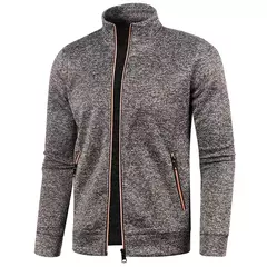 Camisola de zíper gola virada para baixo masculina, Pullovers de gola, camisola - loja online