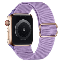 Correia de náilon do laço de scrunchie para apple relógio 6 banda 44mm série - comprar online