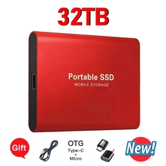 Portátil Externo Solid State Drive, SSD 1TB, M.2 USB 3.1, Alta Velocidade, 500G - Show Drop