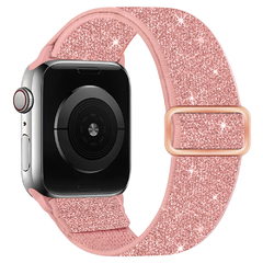 Correia de náilon do laço de scrunchie para apple relógio 6 banda 44mm série