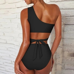 Push Up Maiô Swimwear Sólidos Fatos De Banho Verão Beachwear Micro Biquíni S - Show Drop