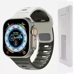 Pulseira de Silicone Suave para Apple Watch, Ultra 2, 49mm, 44mm, 45mm, 42mm, 41 na internet