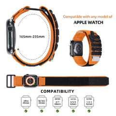 Pulseira de Relógio de Nylon Loop para Apple Watch, Alça de Substituição, iW - Show Drop