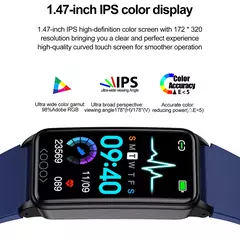 TK71Pro Touch Screen Smartwatch, Fitness Tracker, freqüência cardíaca, sangue - Show Drop