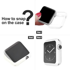 Capa de Silicone Macia para Apple Watch, Capa de Proteção para iWatch Series 6 - comprar online