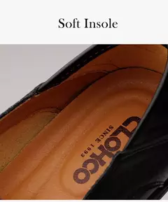 CLOHOO-Sapatos masculinos de couro genuíno, deslizamento casual no mocassim, co