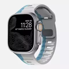 Pulseira de Silicone Suave para Apple Watch, Ultra 2, 49mm, 44mm, 45mm, 42mm, 41