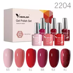 6/12pcs * 7,5 ml Venalisa Nail Gel Polonês Kit VIP Luxo Completo Pigmentado Gel na internet