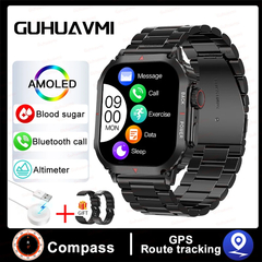 Relógio Inteligente Impermeável para Homem, Bluetooth Call Smartwatch, Pressã - comprar online