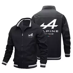 Jaqueta masculina Alpine F1 Team com zíper, roupa esportiva para exterior, cami - comprar online