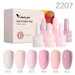 Imagem do 6/12pcs * 7,5 ml Venalisa Nail Gel Polonês Kit VIP Luxo Completo Pigmentado Gel