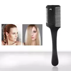 Pente De Corte De Cabelo Com Lâminas De Navalha, Aparador De Cabelo, Ferramenta - Show Drop