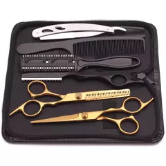 Stainless Hairdressing Scissors Set, Corte de Cabelo, Thinning Shears, Barber Sh na internet