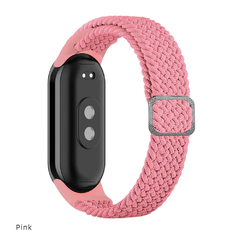 Imagem do Cinta de nylon ajustável para xiaomi mi banda 8, pulseira trançada para relóg