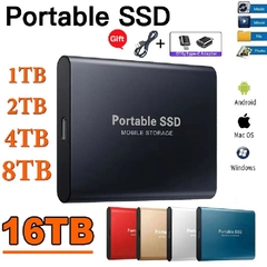 Portátil Externo Solid State Drive, SSD 1TB, M.2 USB 3.1, Alta Velocidade, 500G