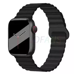 Pulseira Magnética para Apple Watch, Pulseira de Silicone, Pulseira Esportiva,