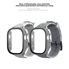 Case + Strap para Apple Watch Band, Pulseira Padrão Futebol, Case PC Correa, Sm na internet