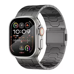 Pulseira Magnética para Apple Watch Ultra 2, Pulseira de Aço Inoxidável para na internet