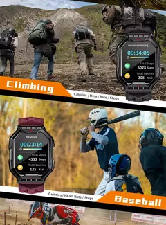 LOKMAT-Ocean 3 Pro Relógio Inteligente Impermeável, Smartwatch de Fitness Robu - comprar online