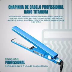 Cabelo profissional da prancha, pranchas azuis, 110V, 220V, 450 graus