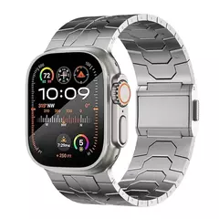 Pulseira Magnética para Apple Watch Ultra 2, Pulseira de Aço Inoxidável para