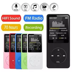 Compatível com Bluetooth MP3 Music Player, Lossless Rádio FM Portátil, Extern - loja online