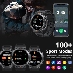 MELANDA-Bluetooth Call Smart Watch para Homens, Rastreador de Fitness Esportivo, - Show Drop