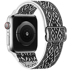 Correia de náilon do laço de scrunchie para apple relógio 6 banda 44mm série - Show Drop