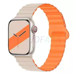 Pulseira Magnética para Apple Watch, Pulseira de Silicone, Pulseira Esportiva,