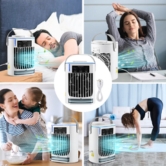 Mini Condicionador De Ar Portátil, Ventilador De Refrigeração De Ar, Spray De - comprar online