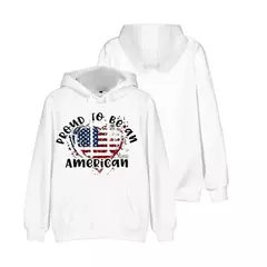 Bandeira americana masculina moletons com capuz, moletons Harajuku impressos em - Show Drop