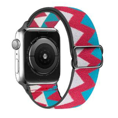 Correia de náilon do laço de scrunchie para apple relógio 6 banda 44mm série