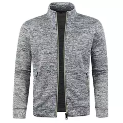 Camisola de zíper gola virada para baixo masculina, Pullovers de gola, camisola - loja online