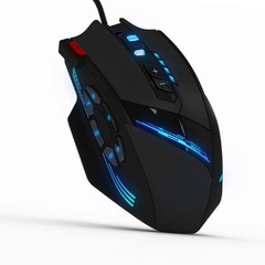 ZELOTES-C-12 Wired USB Optical Gaming Mouse, 12 botões programáveis, Ratos de - loja online