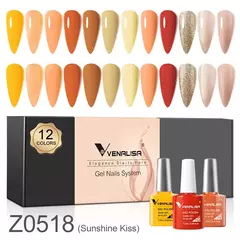 6/12pcs * 7,5 ml Venalisa Nail Gel Polonês Kit VIP Luxo Completo Pigmentado Gel - comprar online