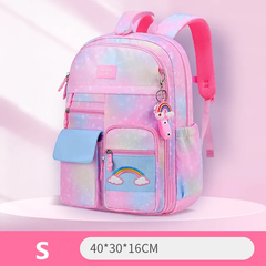 Mochila primária para meninas, colorida, impermeável, série arco-íris, mochi - comprar online