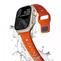 Pulseira de Silicone Suave para Apple Watch, Ultra 2, 49mm, 44mm, 45mm, 42mm, 41 - loja online