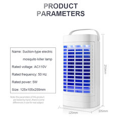 USB Photocatalyst Portable Mosquito Killer, Home Inalation Lamp, Plug direto, el - Show Drop