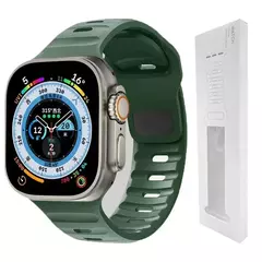 Pulseira de Silicone Suave para Apple Watch, Ultra 2, 49mm, 44mm, 45mm, 42mm, 41 na internet