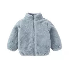 Jaqueta infantil de lã quente, casacos de inverno infantis, outerwear para meni - comprar online