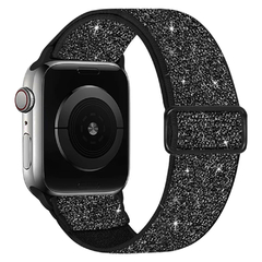 Imagem do Correia de náilon do laço de scrunchie para apple relógio 6 banda 44mm série